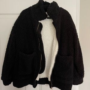 Black Fluffy Jacket